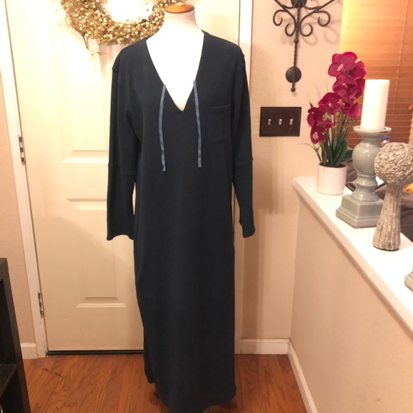 Donna Karan Other - NWT Donna Karan Intimates Long Hooded Fleece Robe